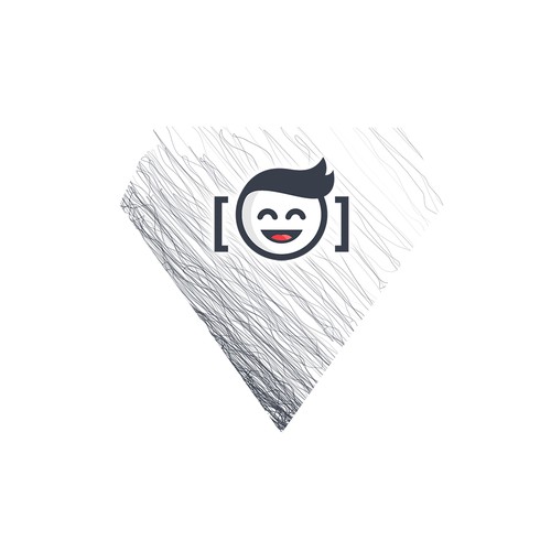 Line art illustration with the title 'Logo Mascot Mashup Appsketch'