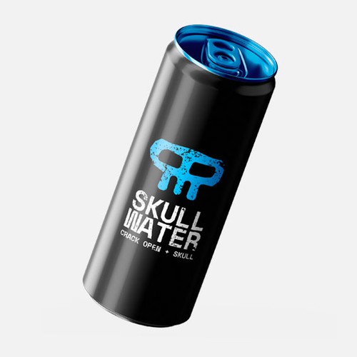 Skull design with the title 'Skull Water'