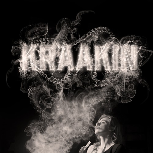 Advertising illustration with the title 'Vape poster'