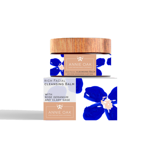 Orange label with the title 'Label design for skincare product'