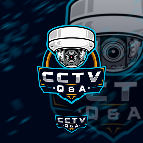 CCTV design with the title 'Logo for CCTV Q & A'