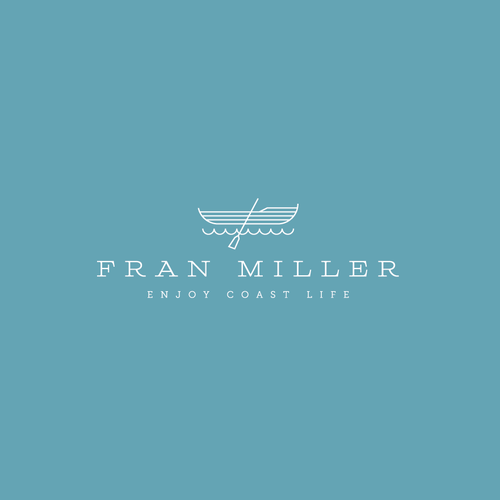 Boat logo with the title 'Fran Miller Logo'