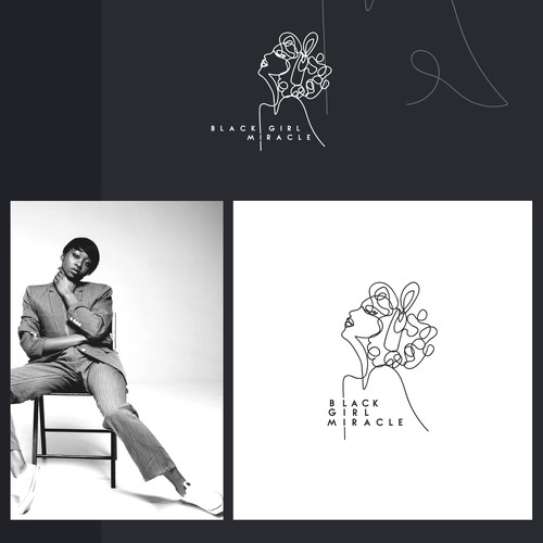 Curly logo with the title 'Black Girl Miracle'