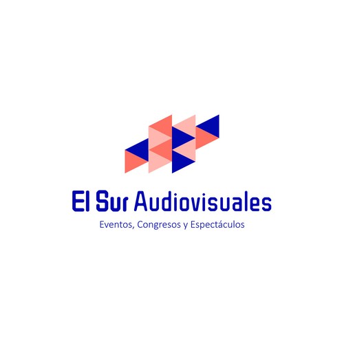 AV logo with the title 'Logo for El Sur Audiovisuales'