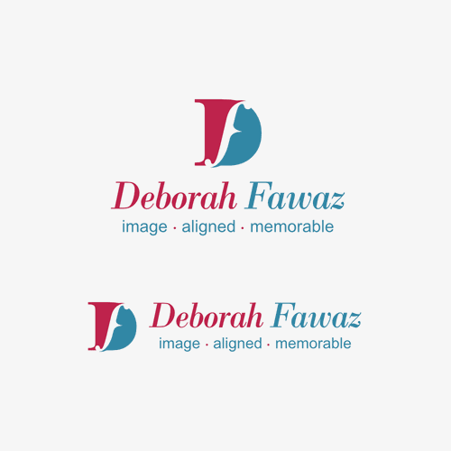 Personal logo with the title 'Debora Fawaz Personal Branding'