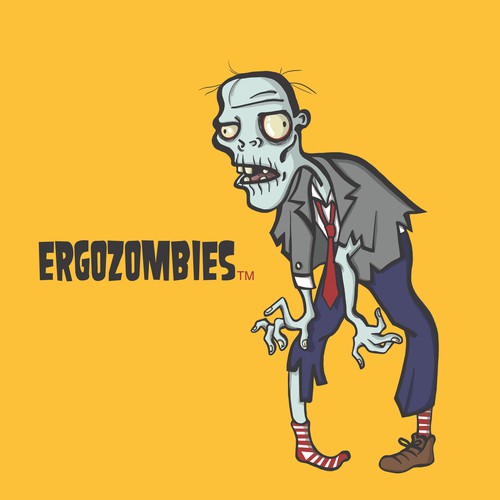 Halloween artwork with the title 'ergo zombies'