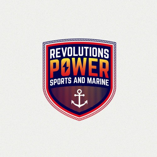 Marine brand with the title 'Revolutions Power Sports and Marine'