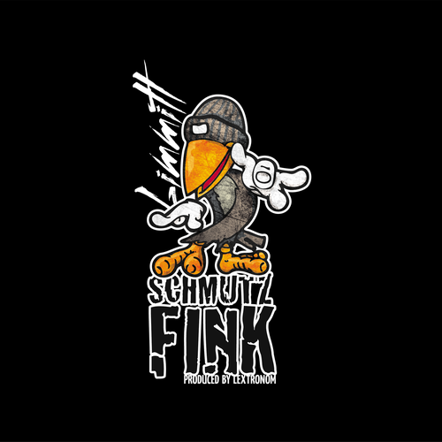 Rap design with the title 'Vintage Vogel Logo für Hip-Hop Musiker/Rapper'