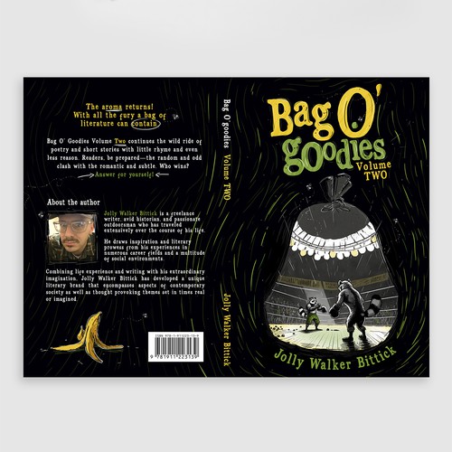 Drawing book cover with the title 'Bag O' goodies'