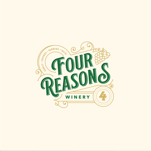 Winery logo with the title 'Winery Logo'