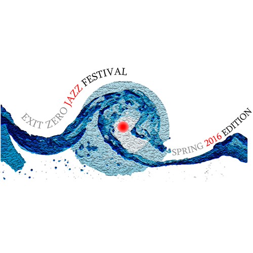 Music festival design with the title 'EXIT ZERO JAZZ FESTICAL'