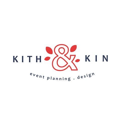 活动策划标志与标题“kITH kIN”