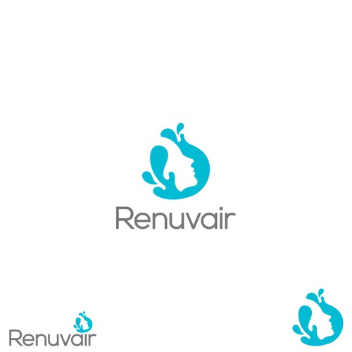 Splash logo with the title 'Cooling Spray for hot flashes logo'