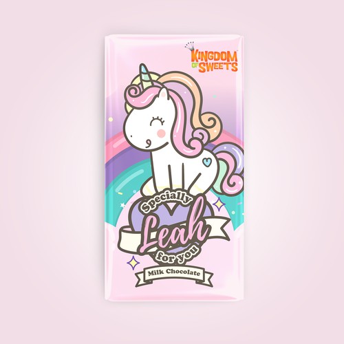 Sweets packaging with the title 'Chocolate Wrapper'