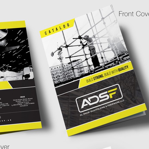 Catalogue design with the title 'Catalog Templates Design'