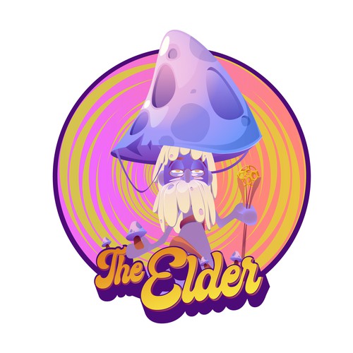 Illustrative artwork with the title 'The elder'