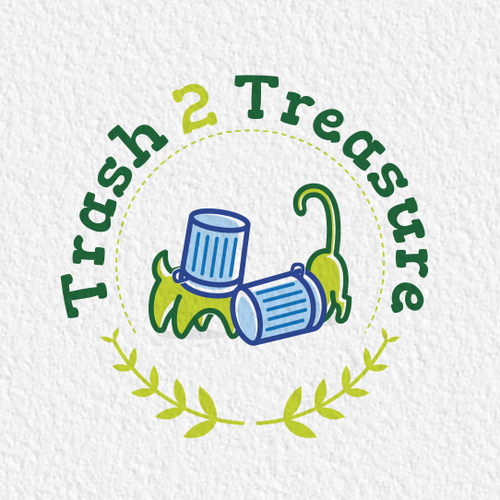 Treats design with the title 'Logo design for Trash 2 Treasure'