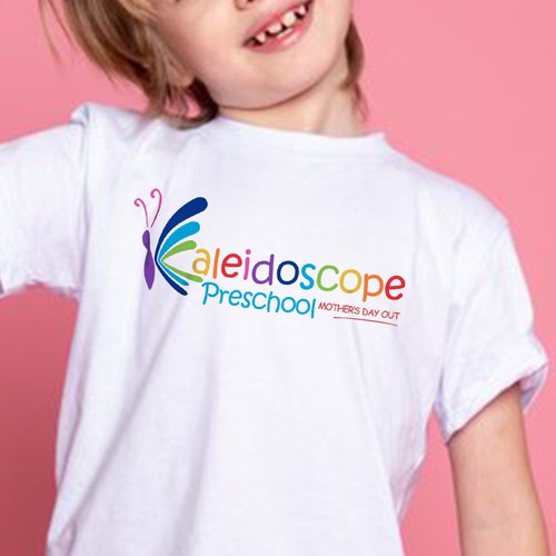 T-shirt brand with the title 'Kaledoscope Preschool'