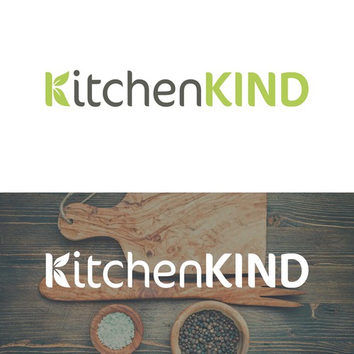 Kitchenware logo with the title 'Eco Friendly Kitchen Ware'