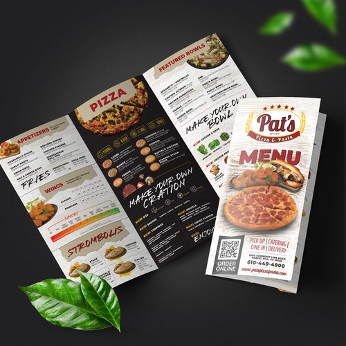 Pizza design with the title 'Yummy!'