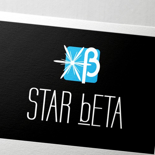 Mathematics design with the title 'Create a winning logo using mathematical symbols for Star Beta'