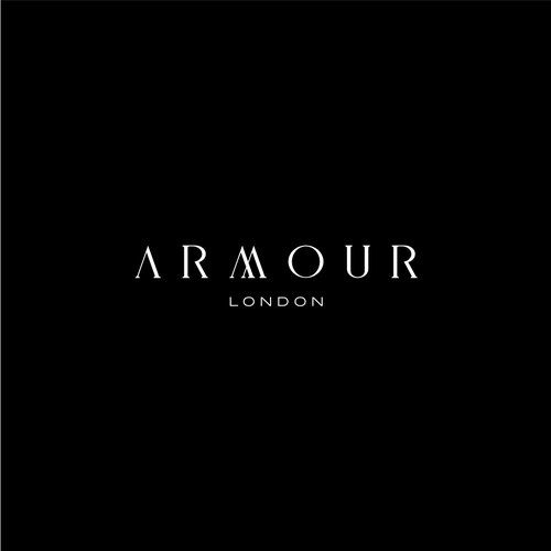 Bespoke logo with the title 'ARMOUR London'