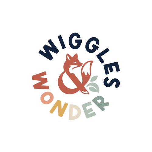 Fox design with the title 'Wiggles&Wonder'
