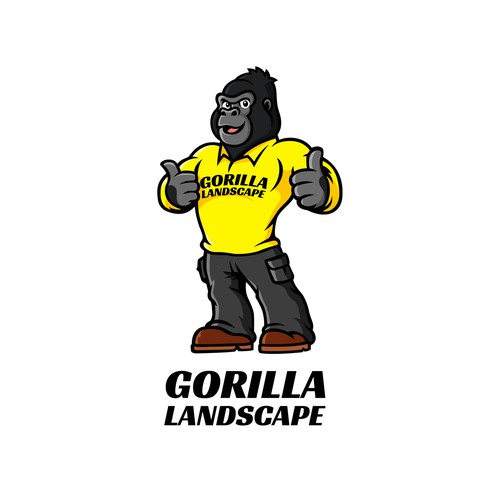 King Kong logo with the title 'Put a Gorilla in a lawn care uniform.'