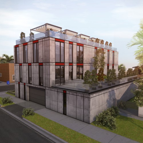 Office design with the title 'Office Building Design'