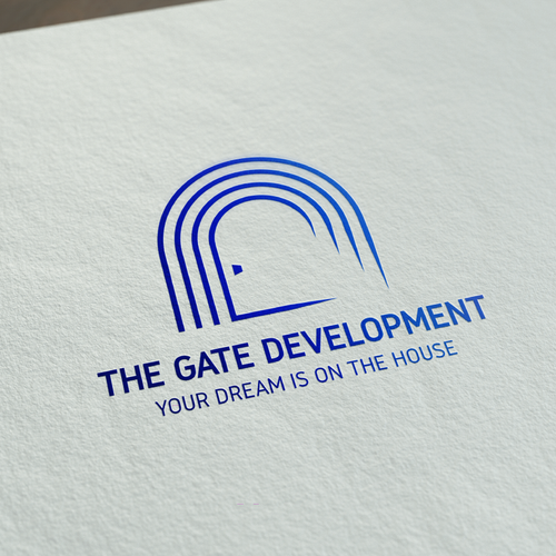 Gate design with the title 'Logo for Real Estate developers'