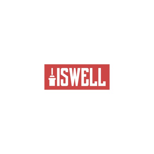 Company logo with the title 'iswell'
