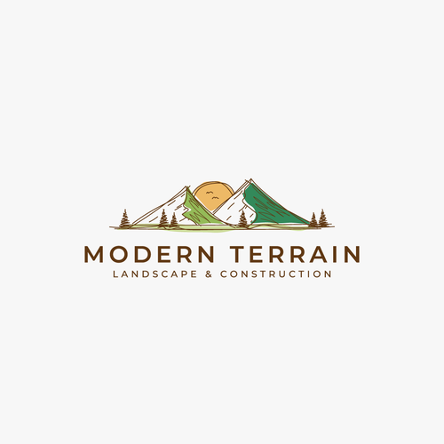 modern landscape logo
