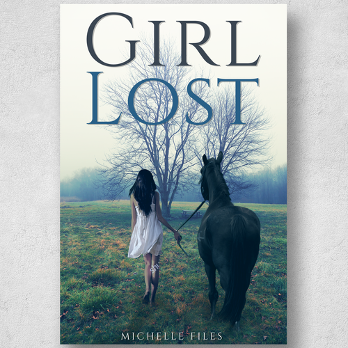 Horse book cover with the title 'Girl Lost - Book Cover'