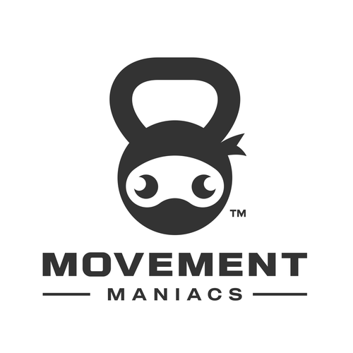 Marvel logo with the title 'Logo Concept for Movement Maniacs'