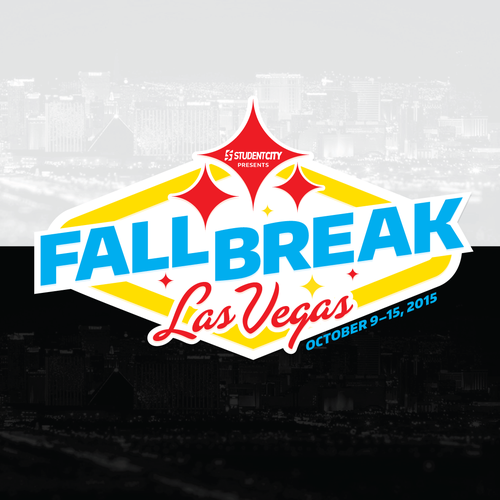 Vacation logo with the title 'Fall Break Las Vegas'