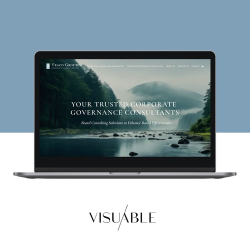 Mobile-first design with the title 'Website, Branding & SEO Optimisation for a Professional Services Firm'