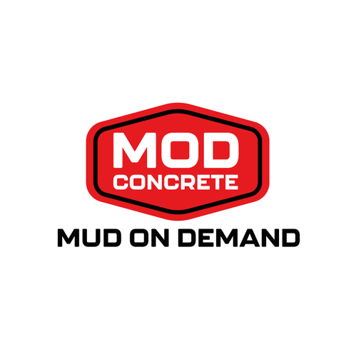 Concrete design with the title 'Logo for a volumetric concrete business'