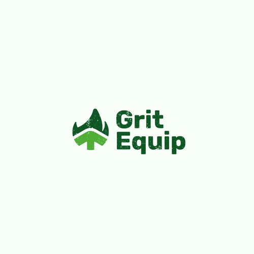 Disaster logo with the title 'minimal logo concept for Grit Equip'