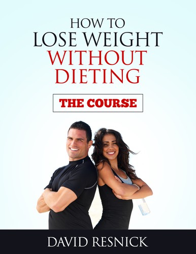 Weight-loss book cover with the title 'How to Lose Weight Without Dieting'