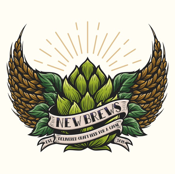 New design with the title 'New Brews'