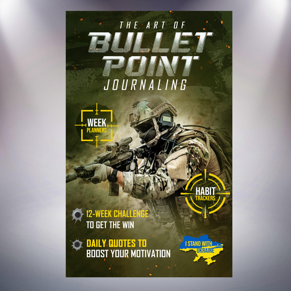 Military book cover with the title 'Bullet Point Journaling'