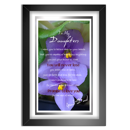 Photography artwork with the title 'Art Illustration. Poster '