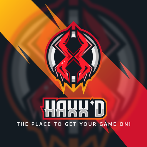 Esports design with the title 'Logo Design'