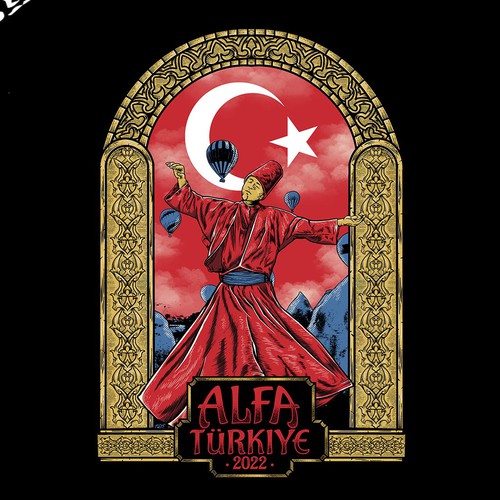 Turkey design with the title 'Alfa Turkey'