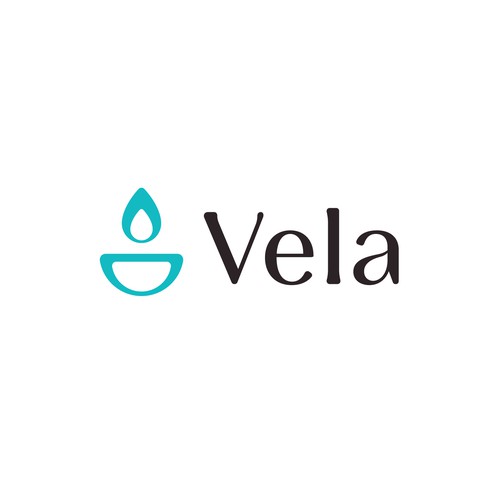 Waxing logo with the title 'Candle logo for online retailer'