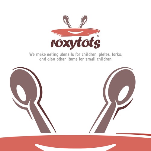 Crab logo with the title 'Roxytots'