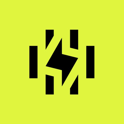 Thunder design with the title 'Abstract robot'