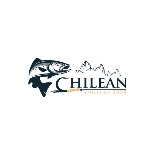 Fly fishing logo with the title 'CHILEAN ANGLER 2025'