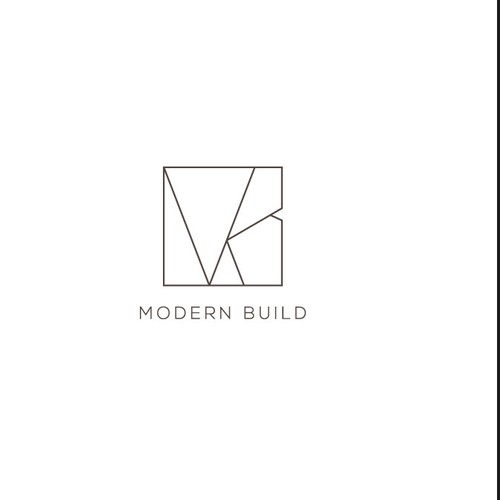 Monochromatic logo with the title 'cutting edge real estate development and design firm seeking yourcreativity in logo form'