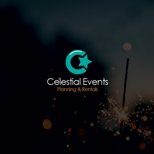 Celebration design with the title 'Minimalist Logo for Premium Event Experiences'